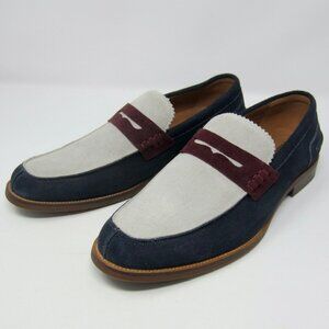 NIB Vintage Foundry Co Men's Brioc Dress Loafers Navy